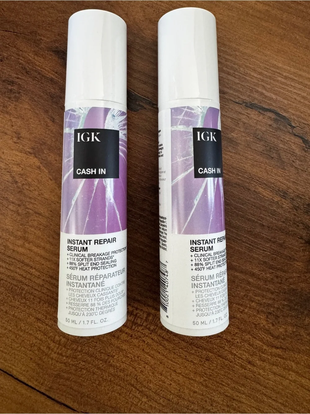 (1) IGK Cash In Instant Repair Serum - 50ML Brand New